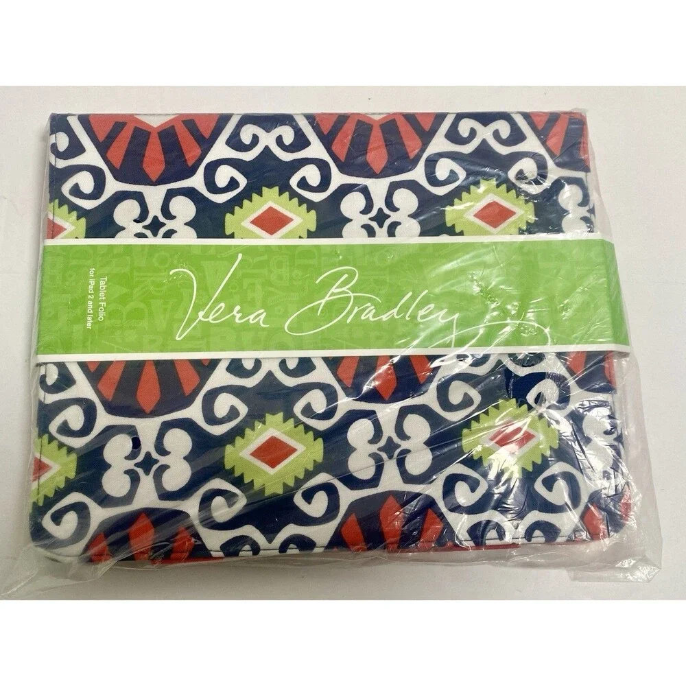 Vera Bradley Sun Valley Tablet Case Cover Folio for Apple iPad Gen 2 & Up
